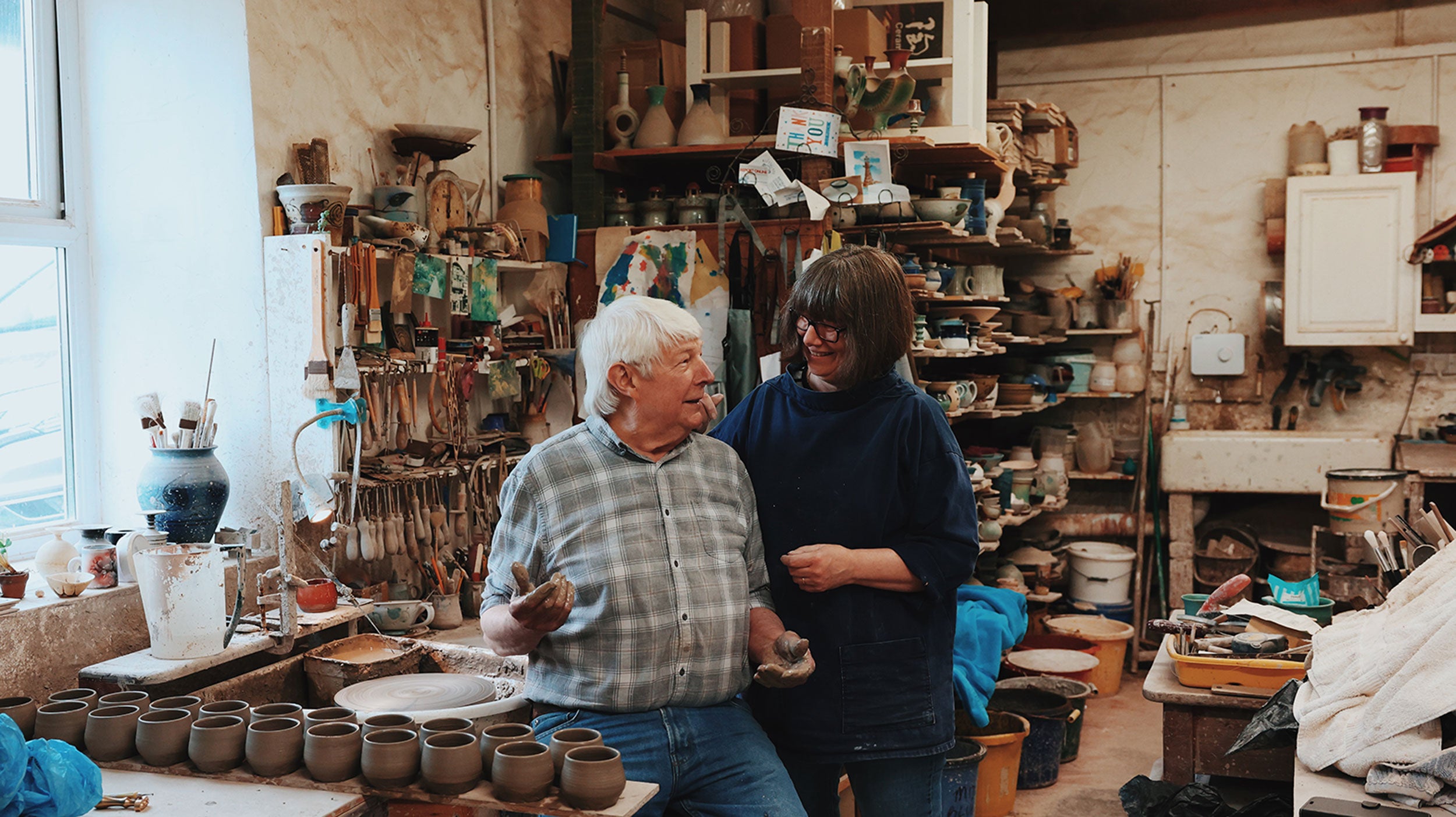 Exploring the Art of Clay: A Conversation with Sally and Graham, Owners of Pembrey Pottery Studio