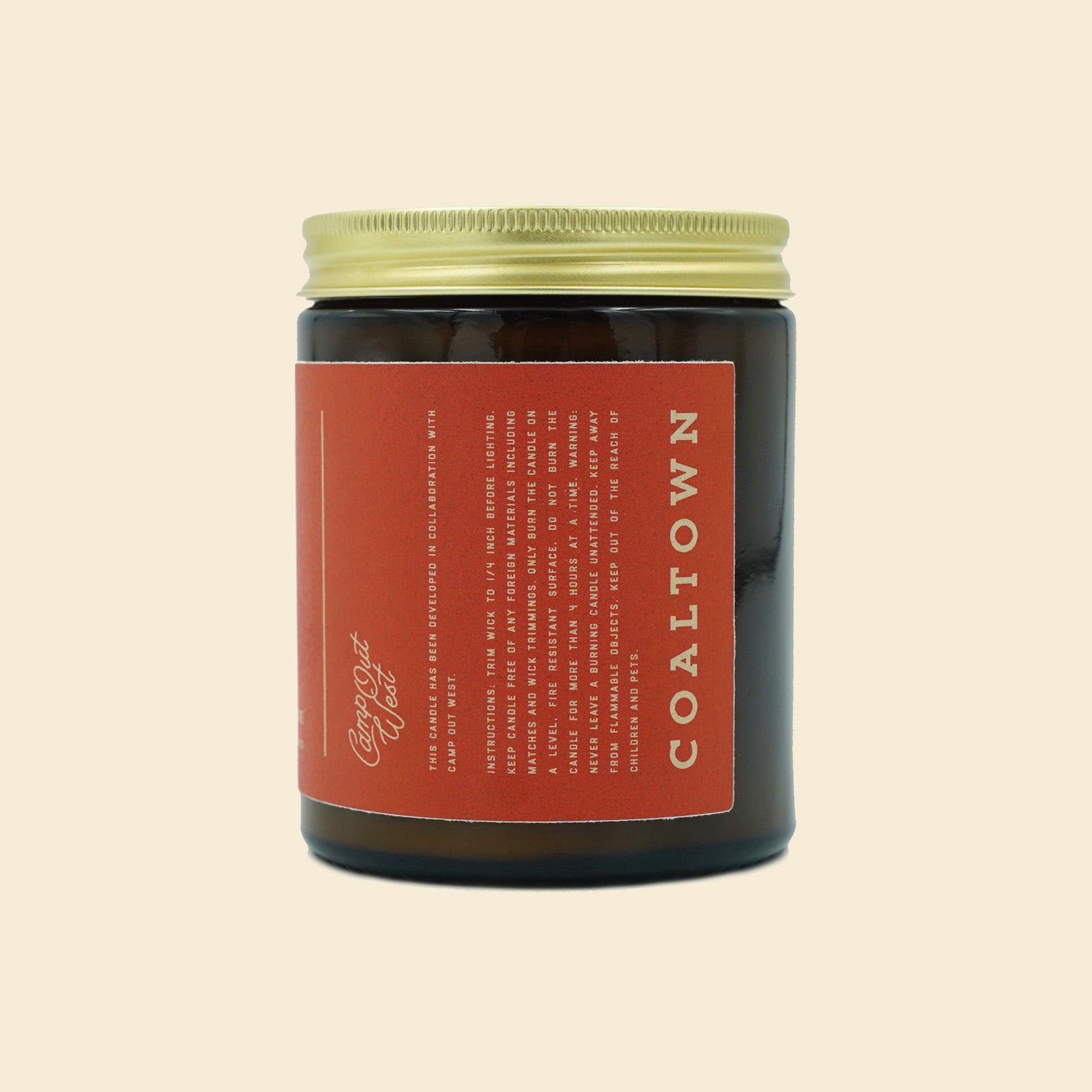 Coaltown X Camp Out West Winter Spice Candle