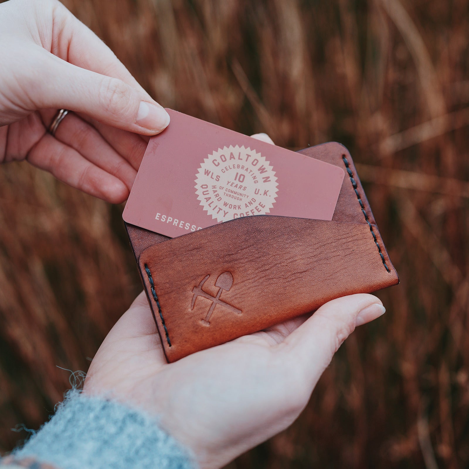 Rural Kind X Coaltown Card Wallet - Dark Brown