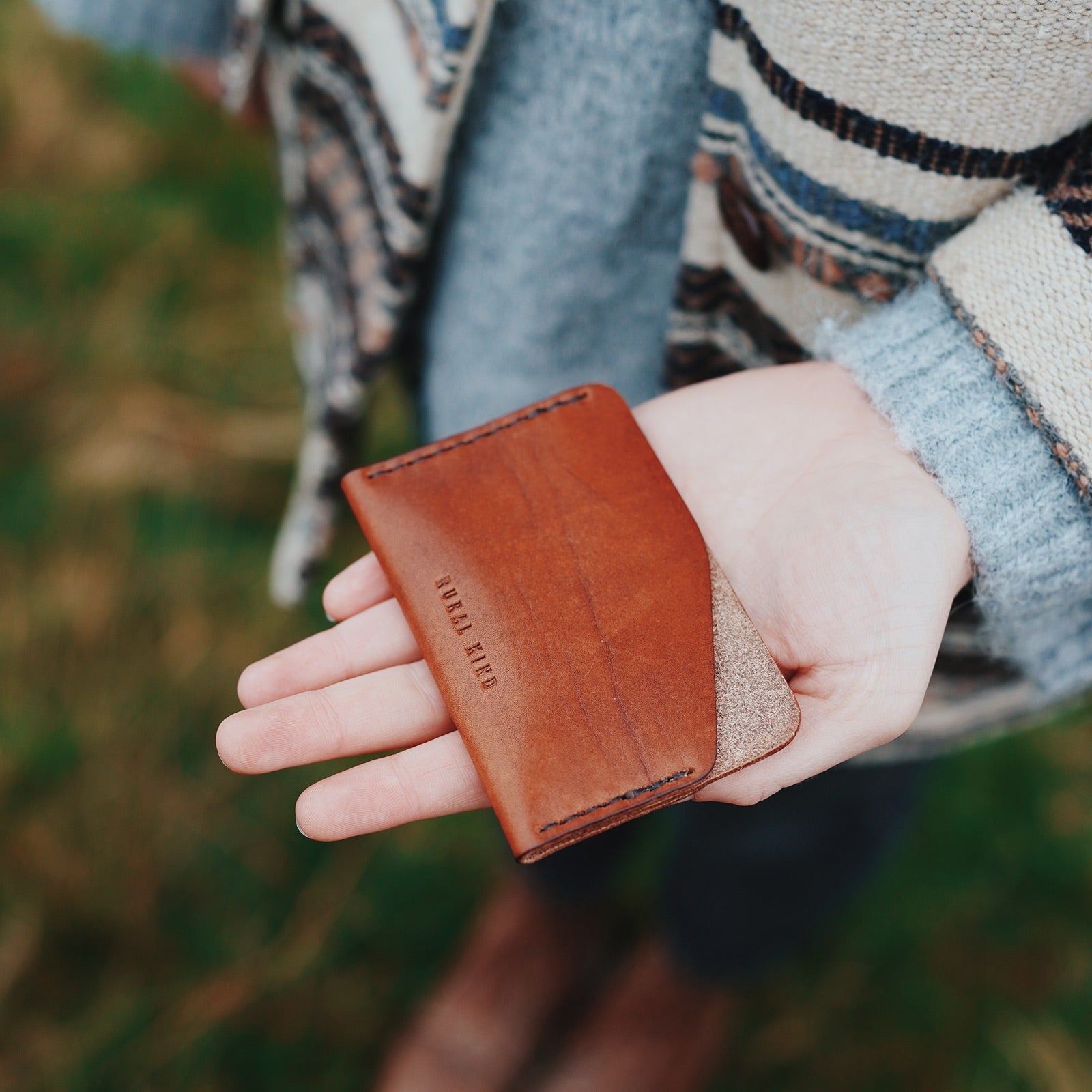 Rural Kind X Coaltown Card Wallet - Dark Brown