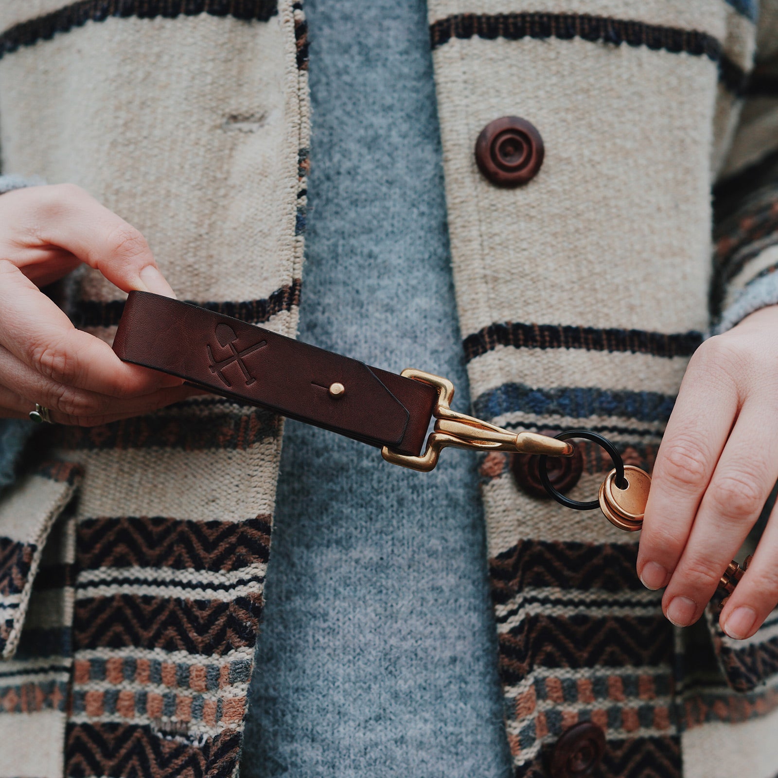 Rural Kind X Coaltown Key Carry - Dark Brown